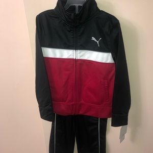 Boys SIZE 5 - PUMA 2 piece sweatsuit